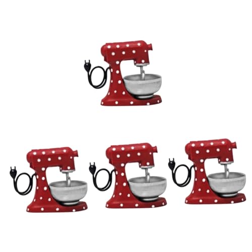 ERINGOGO 4 Stück Mini-Mixer Miniatur-mischmaschine Spielzeug Für Kinder Rollenspiel Für Die Küche Mixer Spielzeug Mixgerät Miniaturspielzeug Miniaturmixer Eisenblech D108 Weihnachten Modell von ERINGOGO