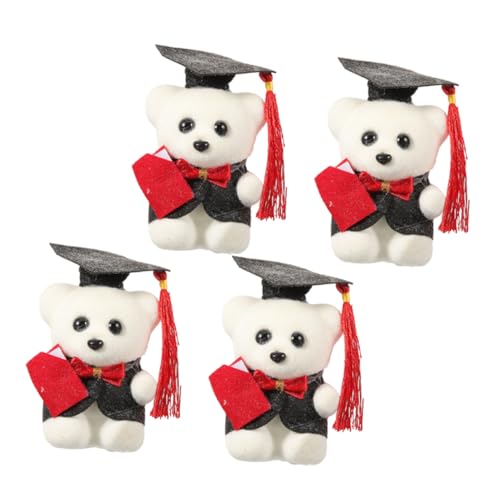 ERINGOGO 4 Stück Mini Plüschbär Mini Plüschtiere Plüschbär Abschlussbär Plüsch Abschlussbär Entzückendes Bärenspielzeug Kleine Bärenpuppe Abschluss ERINGOGO 4 Stück Mini Plüschbär Mini Plüschtiere Plüschbär Abschlussbär Plüsch Abschlussbär Entzückendes Bärenspielzeug Kleine Bärenpuppe Abschluss von ERINGOGO