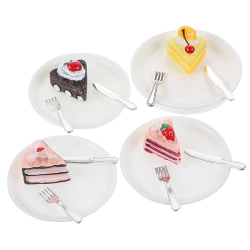 ERINGOGO 4 Stück Mini-kuchenteller Kuchen Aus Dem Puppenhaus Mini- -küchenzubehör Mini-Essen Mini- -Rollenspiel Miniatur-Rollenspiel Dekorative Minitorte Gefälschtes Kuchenmodell Harz ERINGOGO 4 Stück Mini-kuchenteller Kuchen Aus Dem Puppenhaus Mini- -küchenzubehör Mini-Essen Mini- -Rollenspiel Miniatur-Rollenspiel Dekorative Minitorte Gefälschtes Kuchenmodell Harz von ERINGOGO