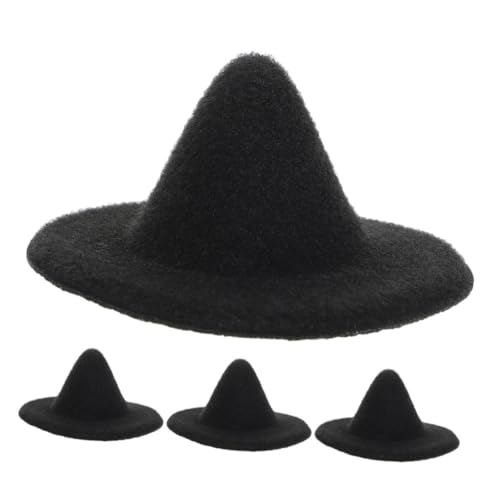 ERINGOGO 4 Stück Mini-zaubererhut Kleine Zaubererhüte Miniaturhüte Puppe Verkleiden Sich Hüte Babymützen Mädchen Mini-filzhüte Mini-weinflaschenabdeckungen Windeln Black Eva ERINGOGO 4 Stück Mini-zaubererhut Kleine Zaubererhüte Miniaturhüte Puppe Verkleiden Sich Hüte Babymützen Mädchen Mini-filzhüte Mini-weinflaschenabdeckungen Windeln Black Eva von ERINGOGO