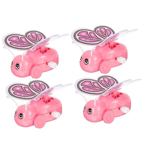 ERINGOGO 4 Stück Ostergeschenk für kinderspielzeug Kid Toys spielsachen für Toys Uhrwerk-Schmetterlingsspielzeug klassisches aufziehspielzeug Plastik Rosa ERINGOGO 4 Stück Ostergeschenk für kinderspielzeug Kid Toys spielsachen für Toys Uhrwerk-Schmetterlingsspielzeug klassisches aufziehspielzeug Plastik Rosa von ERINGOGO