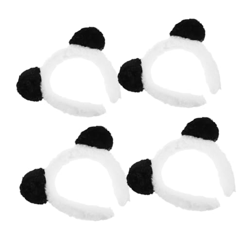 ERINGOGO 4 Stück Panda Ohren Haarreif Leichtes Weiches Tier-ohren Stirnband für Karneval Kostüm-party Cosplay und Halloween Wiederverwendbar Bequem für Erwachsene ERINGOGO 4 Stück Panda Ohren Haarreif Leichtes Weiches Tier-ohren Stirnband für Karneval Kostüm-party Cosplay und Halloween Wiederverwendbar Bequem für Erwachsene von ERINGOGO