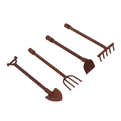 ERINGOGO Puppenhaus Garten Zubehör 4 Stücke Mini Werkzeuge Landschaft Dekoration Zubehör Kit ERINGOGO Puppenhaus Garten Zubehör 4 Stücke Mini Werkzeuge Landschaft Dekoration Zubehör Kit von ERINGOGO