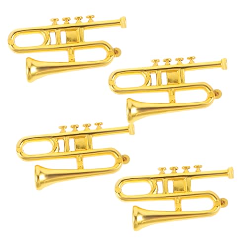 ERINGOGO 4 Stück Puppenhaus-Mini-Musikinstrument-Ornamente puppenhauszubehör Miniaturmusikinstrumente für Dekoration Miniatur-Musikinstrumente- Miniaturinstrument Plastik Golden ERINGOGO 4 Stück Puppenhaus-Mini-Musikinstrument-Ornamente puppenhauszubehör Miniaturmusikinstrumente für Dekoration Miniatur-Musikinstrumente- Miniaturinstrument Plastik Golden von ERINGOGO