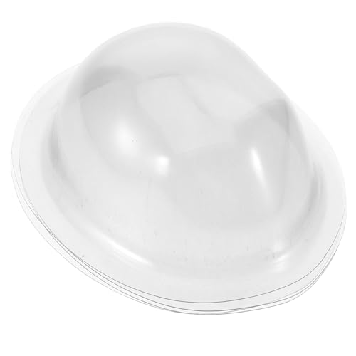 ERINGOGO 4 Stück Puppenmaske Puppen Gesichtsschutz Puppen Makeup Schutz Puppen Gesichtsmaske Puppen Display Zubehör -Gesichtszubehör Mini-Spielzeugmasken Plastik Transparent von ERINGOGO