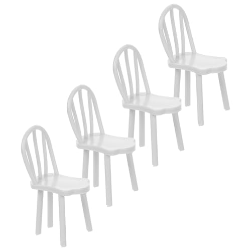 ERINGOGO 4 Stück Puppenstubenstuhl Puppenmöbel Mini-Stuhl Selber Machen Miniatur-stuhlmöbel Stuhlverzierung Miniatur-möbeldekor Dekorativer Miniaturstuhl Mini-hausbedarf Plastik Weiß ERINGOGO 4 Stück Puppenstubenstuhl Puppenmöbel Mini-Stuhl Selber Machen Miniatur-stuhlmöbel Stuhlverzierung Miniatur-möbeldekor Dekorativer Miniaturstuhl Mini-hausbedarf Plastik Weiß von ERINGOGO