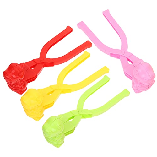 ERINGOGO 4 Stück Schneeballmacherform Schneeclip- Schneeerzeuger-Clips Schneeballmaschinen für Schneeklammerspielzeug Schneeballspielzeug Kinderspielzeug Plastik ERINGOGO 4 Stück Schneeballmacherform Schneeclip- Schneeerzeuger-Clips Schneeballmaschinen für Schneeklammerspielzeug Schneeballspielzeug Kinderspielzeug Plastik von ERINGOGO