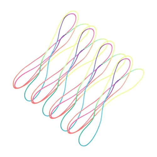 ERINGOGO 4stücke Finger Seilspielzeug Für Junge Mädchen Bunte Cats Cradle Schnüre Für Geschicklichkeitsspiele Partyspiele Und Kreative Aktivitäten Lange Interaktive Handspielzeuge von ERINGOGO