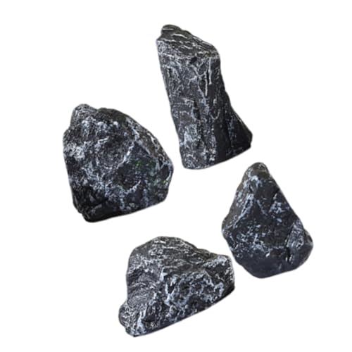 ERINGOGO Handmade Miniatur Steingarten 4pcs Künstliche Steingarten Stein Landschaft Dekoration Für von ERINGOGO