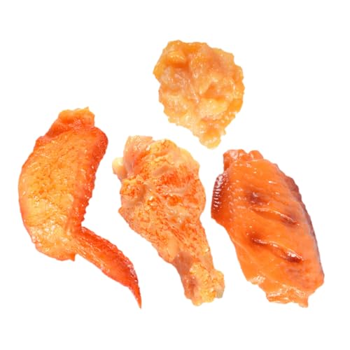ERINGOGO 4 Stücke Künstliche Huhn Drumstick Flügel Gefälschte Lebensmittel Realistische Huhn Spielzeug Für Kochen Spiele ERINGOGO 4 Stücke Künstliche Huhn Drumstick Flügel Gefälschte Lebensmittel Realistische Huhn Spielzeug Für Kochen Spiele von ERINGOGO