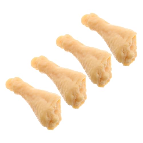 ERINGOGO 4 Stück Simuliertes Hühnerbeinmodell Simulationsspielzeug Für Tierklauen Gefälschtes Requisitenfutter Gefälschte Hähnchenschenkel Künstliches Brathähnchen Prop Essen PVC ERINGOGO 4 Stück Simuliertes Hühnerbeinmodell Simulationsspielzeug Für Tierklauen Gefälschtes Requisitenfutter Gefälschte Hähnchenschenkel Künstliches Brathähnchen Prop Essen PVC von ERINGOGO