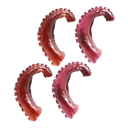 ERINGOGO 4 Stück Simuliertes Krakenklauenspielzeug Lebensechtes Krakententakelmodell Simulationsnahrungsmittelmodell Gefälschter Krake Fotografie Requisiten Simulation Von von ERINGOGO