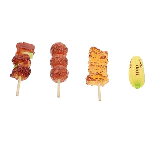 ERINGOGO Barbecue-Saiten Für Kinder Simulation Lernspielzeug 4-teiliges Set PVC Sicher Für Kinder Spielen Im Zufälligen Stil von ERINGOGO