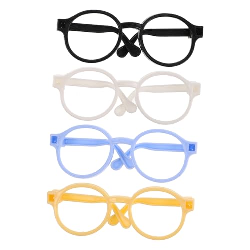 ERINGOGO 4 Stück Spielzeugzubehör Puppe Verkleiden Zubehör Puppe Winzige Brillen Brille Brille Für Puppe Mini-Brille Zum Anziehen Der Puppe Zubehör Für Babypuppen Plastik ERINGOGO 4 Stück Spielzeugzubehör Puppe Verkleiden Zubehör Puppe Winzige Brillen Brille Brille Für Puppe Mini-Brille Zum Anziehen Der Puppe Zubehör Für Babypuppen Plastik von ERINGOGO