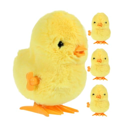 ERINGOGO 4 Stück Springendes Gelbes Huhn Kükenspielzeug Partygeschenke Osterküken Küken Aufziehen Zum Aufziehen Gehendes Küken-babyspielzeug Osterkorbfüller Yellow Plastik ERINGOGO 4 Stück Springendes Gelbes Huhn Kükenspielzeug Partygeschenke Osterküken Küken Aufziehen Zum Aufziehen Gehendes Küken-babyspielzeug Osterkorbfüller Yellow Plastik von ERINGOGO