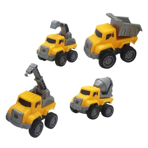 ERINGOGO 4 Stück Technikfahrzeug zurückziehen für kinderspielzeug Construction Toys puppenwagen Zurückziehbares BAU-LKW- Cartoon-Auto- Plastik ERINGOGO 4 Stück Technikfahrzeug zurückziehen für kinderspielzeug Construction Toys puppenwagen Zurückziehbares BAU-LKW- Cartoon-Auto- Plastik von ERINGOGO