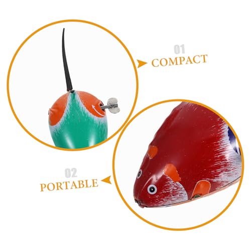 ERINGOGO 4 Stück Teiliges Aufziehspielzeug Maus aus Blech mit Buntem Design Energiesparend Fördert Hand Auge koordination Geeignet für Kleinkinder Jungen und Mädchen Zufällige Farbe ERINGOGO 4 Stück Teiliges Aufziehspielzeug Maus aus Blech mit Buntem Design Energiesparend Fördert Hand Auge koordination Geeignet für Kleinkinder Jungen und Mädchen Zufällige Farbe von ERINGOGO