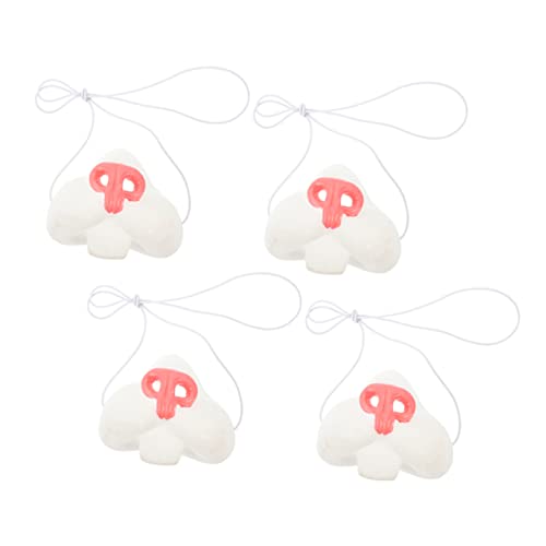 ERINGOGO 4 Stück Teiliges Bunny Nase Cosplay Zubehör Realistische Kaninchen Nase für Kostümpartys Halloween und Ostern für Rollenspiele und Kreative Auftritte ERINGOGO 4 Stück Teiliges Bunny Nase Cosplay Zubehör Realistische Kaninchen Nase für Kostümpartys Halloween und Ostern für Rollenspiele und Kreative Auftritte von ERINGOGO