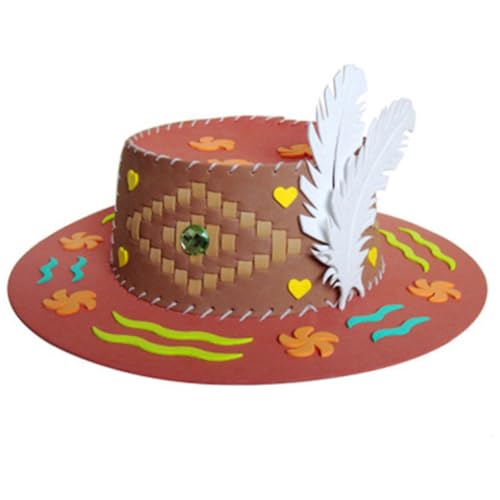 ERINGOGO 4 Stück Teiliges DIY Sonnenhut aus EVA mit Cartoon Motiven Sicher und Pädagogisch für Kindergarten Bastelbar Leicht zu Nähen Fördert Kreativität und Gemeinsames Lernen ERINGOGO 4 Stück Teiliges DIY Sonnenhut aus EVA mit Cartoon Motiven Sicher und Pädagogisch für Kindergarten Bastelbar Leicht zu Nähen Fördert Kreativität und Gemeinsames Lernen von ERINGOGO