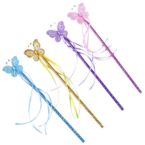 ERINGOGO 4 Stück Teiliges Feen Zauberstab Mädchen Glitzernde Leuchtende Cosplay Requisiten in Violett Rosa Blau und Gold für Kostümpartys Geburtstag und Fasching ERINGOGO 4 Stück Teiliges Feen Zauberstab Mädchen Glitzernde Leuchtende Cosplay Requisiten in Violett Rosa Blau und Gold für Kostümpartys Geburtstag und Fasching von ERINGOGO