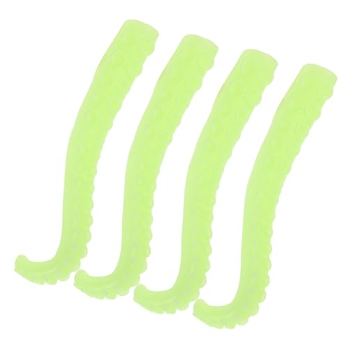 ERINGOGO 4 Stück Teiliges Fluoreszierendes Octopus Antenne Fingerpuppen Leuchtendes Handspielzeug für Interaktives Erzählspiel Umweltfreundlich und Wiederverwendbar von ERINGOGO