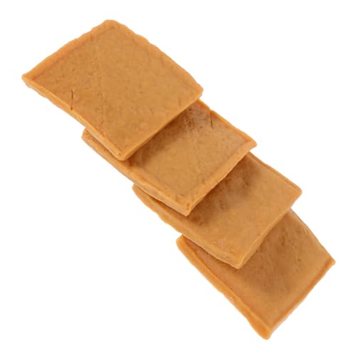 ERINGOGO 4 Stück Teiliges Getrocknetes Tofu Modell Realistische Künstliche Tofu skulptur Detailgetreue Nachbildung für Küchen Restaurant Ladendekoration Vielseitiges ERINGOGO 4 Stück Teiliges Getrocknetes Tofu Modell Realistische Künstliche Tofu skulptur Detailgetreue Nachbildung für Küchen Restaurant Ladendekoration Vielseitiges von ERINGOGO