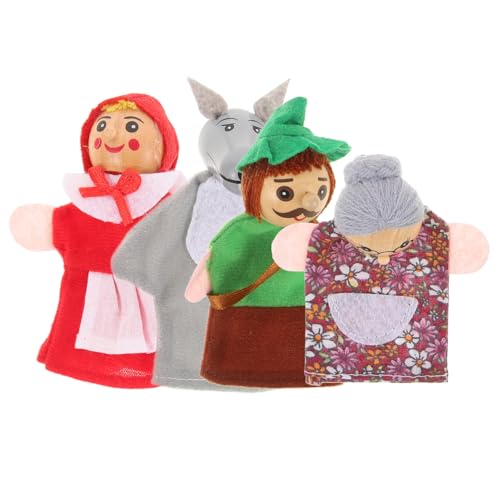 ERINGOGO 4 Stück Teiliges Holz Fingerpuppen Cartoon Tiere Niedliche Handspielzeuge für Kleinkinder Pädagogisch Leicht Anzuziehen für Geschichten Erzählen und Eltern Junge Mädchen Spiel ERINGOGO 4 Stück Teiliges Holz Fingerpuppen Cartoon Tiere Niedliche Handspielzeuge für Kleinkinder Pädagogisch Leicht Anzuziehen für Geschichten Erzählen und Eltern Junge Mädchen Spiel von ERINGOGO