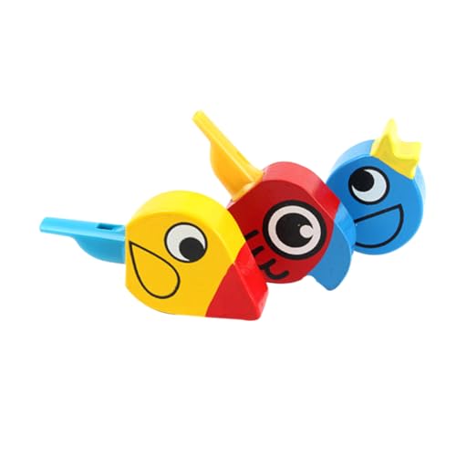 ERINGOGO 4 Stück Teiliges Holzpfeifen Vogel Form Kreative Kinderspielzeuge Pädagogische Holzpfeifen für Mädchen Bunte Party Festspielzeuge zur Hörentwicklung und Zufällige Zufällige Farbe ERINGOGO 4 Stück Teiliges Holzpfeifen Vogel Form Kreative Kinderspielzeuge Pädagogische Holzpfeifen für Mädchen Bunte Party Festspielzeuge zur Hörentwicklung und Zufällige Zufällige Farbe von ERINGOGO