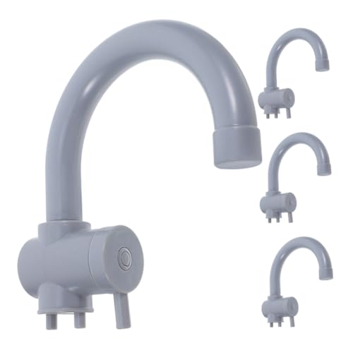 ERINGOGO 4 Stück Teiliges Kinderküche Wasserhahn Realistischer Kunststoff Wasserhahn Leicht Sicher für Rollenspiele zu Hause Freien Fördert Kreativität und Feinmotorik ERINGOGO 4 Stück Teiliges Kinderküche Wasserhahn Realistischer Kunststoff Wasserhahn Leicht Sicher für Rollenspiele zu Hause Freien Fördert Kreativität und Feinmotorik von ERINGOGO