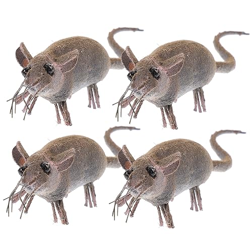 ERINGOGO 4 Stück Teiliges Mäuse Figuren Realistische Deko für Garten Aquarium Puppenhaus DIY Bastelprojekte Stabile Zufälligen Farben Zufällige Farbe ERINGOGO 4 Stück Teiliges Mäuse Figuren Realistische Deko für Garten Aquarium Puppenhaus DIY Bastelprojekte Stabile Zufälligen Farben Zufällige Farbe von ERINGOGO
