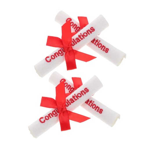 ERINGOGO 4 Stück Teiliges Mini Bestickte Pocket Diploma Graduation Party Deko Realistische Abschlusszertifikat Kompakte Abschlussfeier Accessoires für Saison ERINGOGO 4 Stück Teiliges Mini Bestickte Pocket Diploma Graduation Party Deko Realistische Abschlusszertifikat Kompakte Abschlussfeier Accessoires für Saison von ERINGOGO