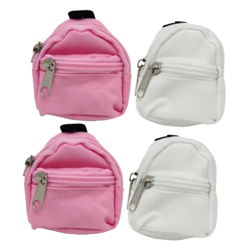 ERINGOGO 4 Stück Teiliges Mini Rucksack Puppen Bunte Waschbare Miniatur Dekoration für Puppenhaus und DIY spielspaß ERINGOGO 4 Stück Teiliges Mini Rucksack Puppen Bunte Waschbare Miniatur Dekoration für Puppenhaus und DIY spielspaß von ERINGOGO