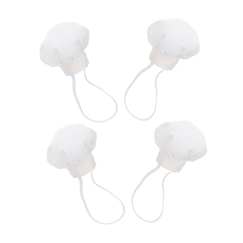 ERINGOGO 4 Stück Teiliges Miniatur Chefkochmützen aus Stoff für Puppen Weiße Elastische Mützen für Puppenhaus Dekoration Kreative Bastelprojekte und Rollenspiele ERINGOGO 4 Stück Teiliges Miniatur Chefkochmützen aus Stoff für Puppen Weiße Elastische Mützen für Puppenhaus Dekoration Kreative Bastelprojekte und Rollenspiele von ERINGOGO