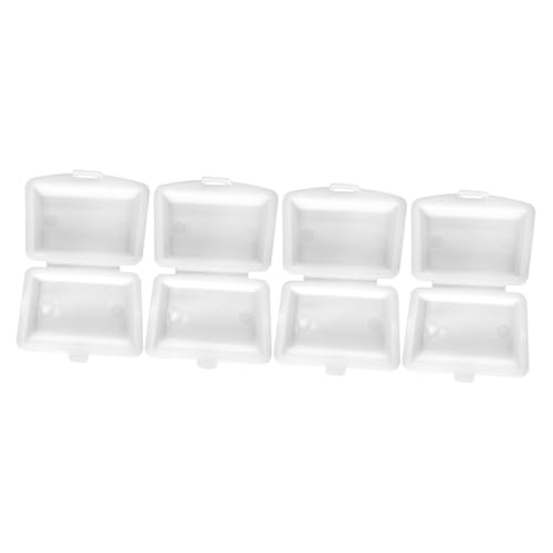 ERINGOGO 4 Stück Teiliges Miniatur Takeaway Box Realistische Lunchbox Modelle Kleine Puppenhaus Dekoration Detailreiche Simulation Geeignet für DIY Bastelprojekte und Miniatur Szenerien von ERINGOGO