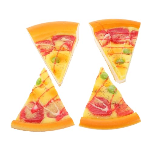 ERINGOGO 4 Stück Teiliges PU Pizza Realistische Simulation Leichtes Wiederverwendbares Rollenspiel Zubehör Dekorative Pizzastücke für Spielküche und Partydeko ERINGOGO 4 Stück Teiliges PU Pizza Realistische Simulation Leichtes Wiederverwendbares Rollenspiel Zubehör Dekorative Pizzastücke für Spielküche und Partydeko von ERINGOGO