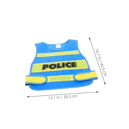 ERINGOGO 4 Stück Teiliges Polizeiweste Kostüm Atmungsaktive Verkleidung für Halloween Rollenspiel und Karneval Strapazierfähiges Material Vielseitig für Party Schule und Bühnenauftritte ERINGOGO 4 Stück Teiliges Polizeiweste Kostüm Atmungsaktive Verkleidung für Halloween Rollenspiel und Karneval Strapazierfähiges Material Vielseitig für Party Schule und Bühnenauftritte von ERINGOGO