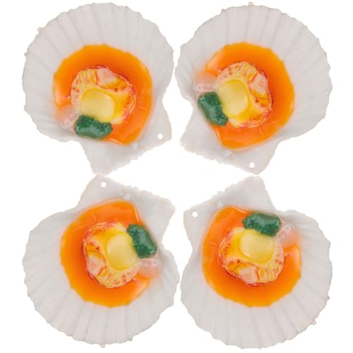 ERINGOGO 4 Stück Teiliges Realistische Muschelmodelle aus Detailgetreue Meeresfrüchte Spielzeuge für Vielseitig Einsetzbar als Food-Display Fotorequisite und Dekoration ERINGOGO 4 Stück Teiliges Realistische Muschelmodelle aus Detailgetreue Meeresfrüchte Spielzeuge für Vielseitig Einsetzbar als Food-Display Fotorequisite und Dekoration von ERINGOGO