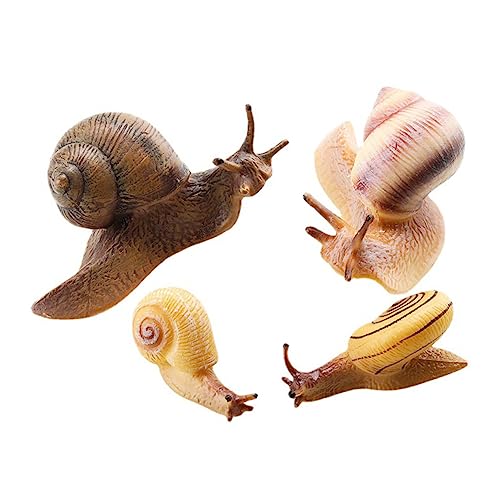 ERINGOGO 4 Stück Teiliges Set Schneckenfiguren Realistische Dekoration für Garten Tortendeko und Bildungszwecke für Kreative Spielideen und Schulprojekte ERINGOGO 4 Stück Teiliges Set Schneckenfiguren Realistische Dekoration für Garten Tortendeko und Bildungszwecke für Kreative Spielideen und Schulprojekte von ERINGOGO