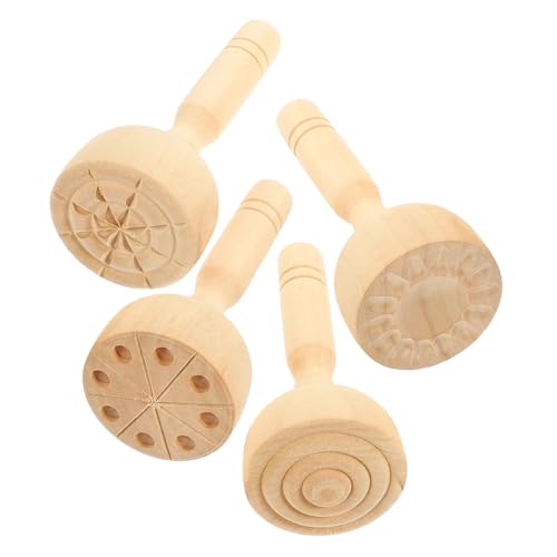 ERINGOGO 4 Stück Teiliges Tonwerkzeug aus Holz Portable DIY Modellierformen Vielseitige Stempel für Knetmasse Geeignet für Lufttrocknenden und Polymer Clay Kreative Bastelhilfe ERINGOGO 4 Stück Teiliges Tonwerkzeug aus Holz Portable DIY Modellierformen Vielseitige Stempel für Knetmasse Geeignet für Lufttrocknenden und Polymer Clay Kreative Bastelhilfe von ERINGOGO