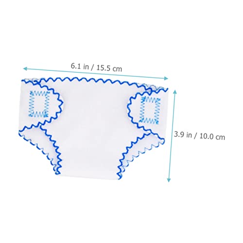 ERINGOGO 4 Stück Teiliges Wiederverwendbare Windeln für Puppen Waschbare Puppenunterwäsche in Rot und Blau Puppen Zubehör für Babypuppen Ankleiden und Spielspaß ERINGOGO 4 Stück Teiliges Wiederverwendbare Windeln für Puppen Waschbare Puppenunterwäsche in Rot und Blau Puppen Zubehör für Babypuppen Ankleiden und Spielspaß von ERINGOGO