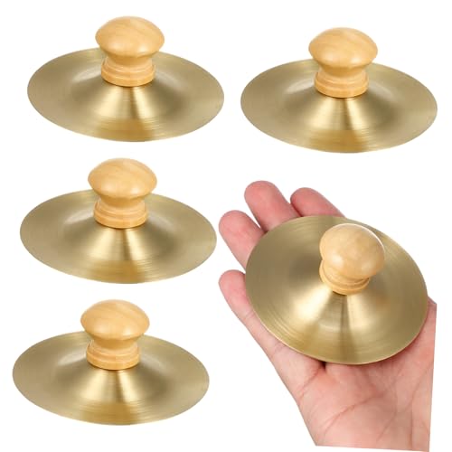 ERINGOGO 4 Stücke Kleiner Kinder Handbecken Metall Percussion Instrument für Tanz und Musikspielzeug ERINGOGO 4 Stücke Kleiner Kinder Handbecken Metall Percussion Instrument für Tanz und Musikspielzeug von ERINGOGO