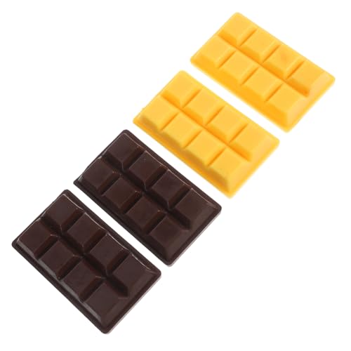 ERINGOGO 4 Stück Teiliges von Realistischen Schokoladenmodellen aus Resin Dekorative Fake für Tischdekoration und Fotorequisiten Braune und Beige Farben ERINGOGO 4 Stück Teiliges von Realistischen Schokoladenmodellen aus Resin Dekorative Fake für Tischdekoration und Fotorequisiten Braune und Beige Farben von ERINGOGO