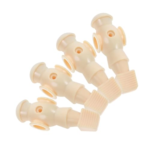 ERINGOGO 4 Stück Tischfußball Spieler Ersatz Ergonomische Kicker Figuren aus Robustem Material Präzise Ballkontrolle Kompatibel für Kickertisch Zubehör Stilvolle Fußball Actionfiguren für von ERINGOGO