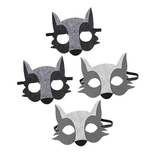 ERINGOGO Halbgesicht Aus Tierfilz Für Jungen Und Halloween-partyspiele Cosplay-set ERINGOGO Halbgesicht Aus Tierfilz Für Jungen Und Halloween-partyspiele Cosplay-set von ERINGOGO