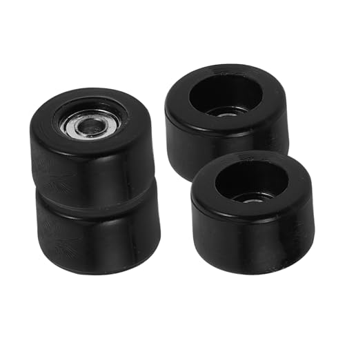 ERINGOGO Verbessern Sie Ihr Skateboarding: 4 Stück Mini-Skateboard-kugellager Hochgeschwindigkeitsräder für Finger-Skateboard Schwarz ERINGOGO Verbessern Sie Ihr Skateboarding: 4 Stück Mini-Skateboard-kugellager Hochgeschwindigkeitsräder für Finger-Skateboard Schwarz von ERINGOGO