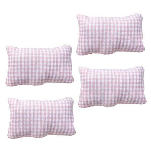 ERINGOGO 4 Stück puppenhauszubehör Sofa Dekoration kleines Kissen für Puppenhaus Körperkissenbezüge Mini Puppenbetten Ebene Stoffkissenmodell kleines Sofakissenmodell PP Baumwolle ERINGOGO 4 Stück puppenhauszubehör Sofa Dekoration kleines Kissen für Puppenhaus Körperkissenbezüge Mini Puppenbetten Ebene Stoffkissenmodell kleines Sofakissenmodell PP Baumwolle von ERINGOGO