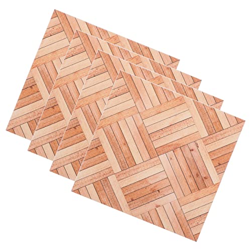 ERINGOGO 4 Stücke Puppenhaus Boden Mini Puppen Kleines Kleines Puppenhaus Zubehör Tiny House Zubehör PVC ERINGOGO 4 Stücke Puppenhaus Boden Mini Puppen Kleines Kleines Puppenhaus Zubehör Tiny House Zubehör PVC von ERINGOGO