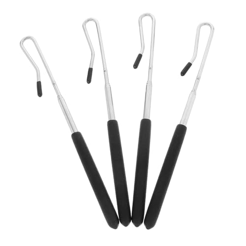 ERINGOGO 4 Teiliges Metall Handpuppen Armsteuerungsstäbe Verstellbare Ergonomisch Geformt für Halbkörper Handpuppen Einfacher Griff für Professionelle Puppenspieler von ERINGOGO