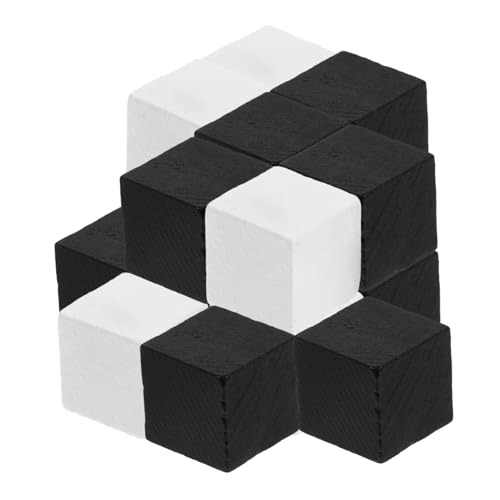 ERINGOGO 40 Stück Fliegende Schachfiguren Damespiel Winziges Schachbrett Kleines Ersatzschachbrett Schachholzschach Schachbrettzubehör Kiefernholz von ERINGOGO