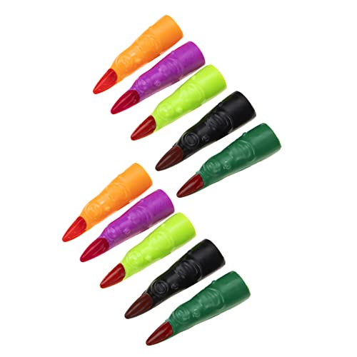 ERINGOGO 40 Stück Halloween-nagelset Halloween -nagelaufkleber Halloween-fingerkrallen Erweiterungen Zombie Kurze Falsche Nägel Gefälschte Finger Halloween Rave Hexen Schüttgut Led Plastik ERINGOGO 40 Stück Halloween-nagelset Halloween -nagelaufkleber Halloween-fingerkrallen Erweiterungen Zombie Kurze Falsche Nägel Gefälschte Finger Halloween Rave Hexen Schüttgut Led Plastik von ERINGOGO
